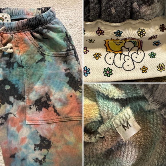 Big Bud Press Tie Dye Joggers M Made in LA 100% Cotton 34” Inseam - Picture 11 of 12